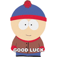 Stan Marsh Good Luck Sticker by South Park