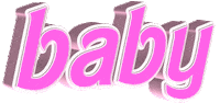Baby Sticker by GIPHY Text