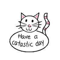 dervincent cat kitty dervincent catastic day Sticker