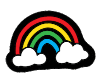 goodhealthdesign rainbow mmm ghd museofmeaning Sticker