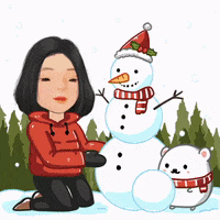 Christmas Freezing GIF
