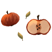 Apple Pie Christmas Sticker