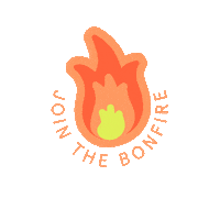 Fire Burn Sticker by bonfirewomen