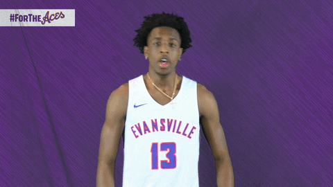 Purple Aces Evansville GIF by UE Athletics