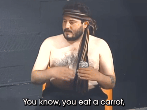 Eating A Carrot