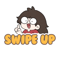puddleartstudio swipe up post up swipe Sticker