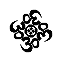 Meditation Om Sticker by KathieKreativ