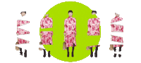 harshinijk fashion pink luxury dress Sticker