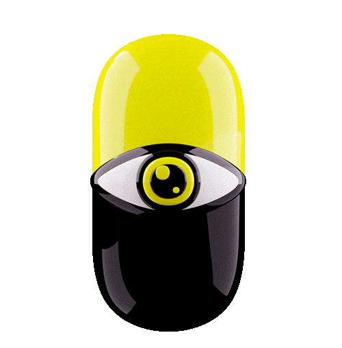 3D Pill Sticker by lomomolo