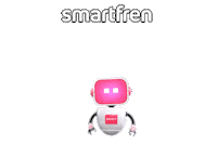 Robot Wow Sticker by Smartfren 4G
