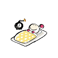 Sleepy Time Sticker by KONAMI