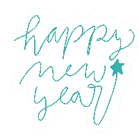 Happy New Year Neues Jahr Sticker