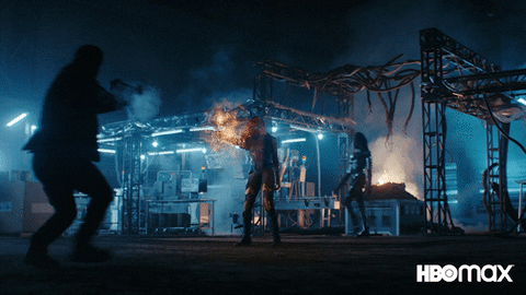 Kory Anders Fight GIF by HBO Max