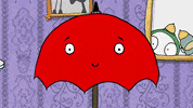 lights umbrella GIF by Sarah & Duck