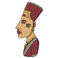 Baldeon cubism faraon baldeon Sticker