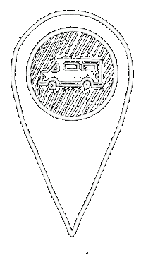 wildroadsahead white bus van spot Sticker