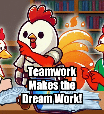 Teamwork Makes The Dream Work GIF by Zorooster