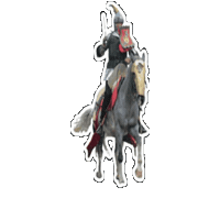 Horse Knight Sticker by Museumpark Archeon