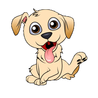 Dog Comedy Sticker by Hugo.fm