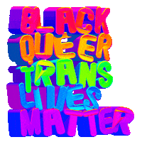 Black Lives Matter Gay Sticker by INTO ACTION