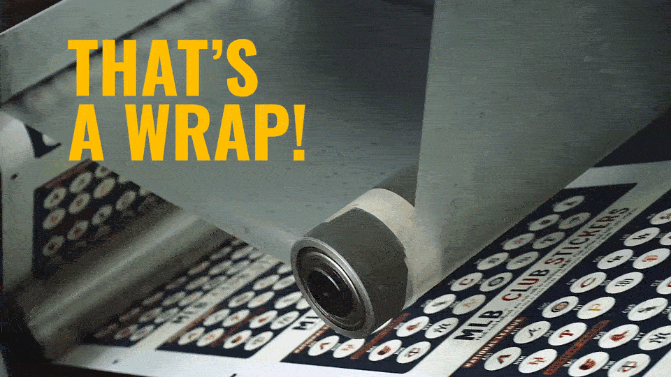 that's a wrap GIF by StickerGiant