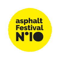 asphaltfestival dusseldorf supernova asphalt yellowdot Sticker