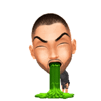 Puke Manthonyajr Sticker by Genies