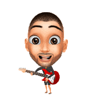 Guitar Manthonyajr Sticker by Genies