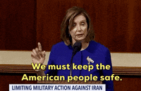 Nancy Pelosi Iran GIF by GIPHY News