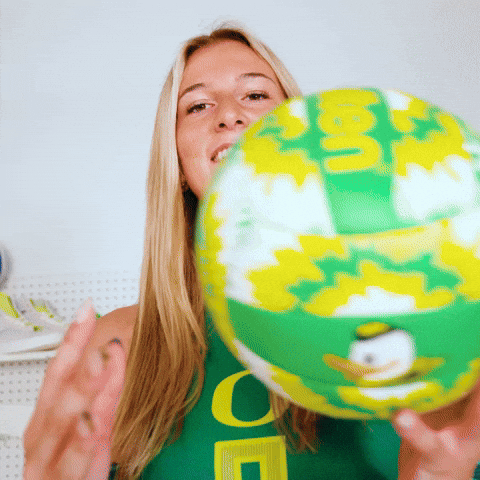 Oregon Duck Volleyball GIF by GoDucks
