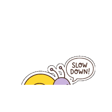 Breathe Slow Down Sticker