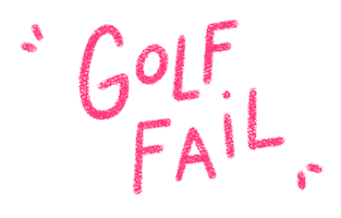 Pink Fail Sticker by Catharina Stewart