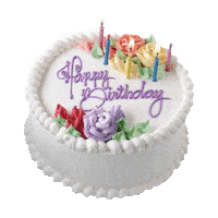 celebrate happy birthday Sticker