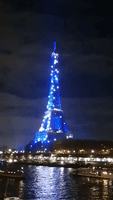 Eiffel Tower Sparkles as Paris Celebrates New Year's