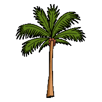 Palm Tree Beach Sticker by Orion