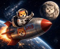 To The Moon GIF by SHIB GIFS