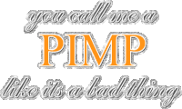 pimp Sticker