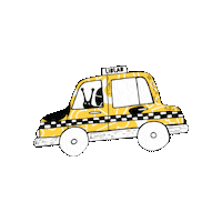 Car Taxi Sticker by Liblab