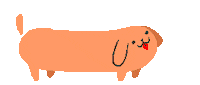 wiener dog Sticker by Pedro Miranda Filho