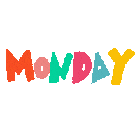 Work Monday Sticker