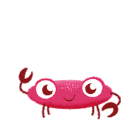Crab Wow Sticker by PlayKids