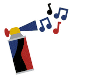 Futbol Corneta Sticker