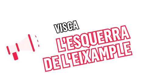 BarcelonaEnComu giphyupload barcelona bcn izquierda Sticker