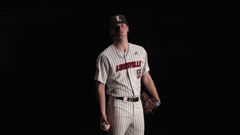 University Of Louisville Baseball GIF by Louisville Cardinals
