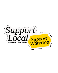 Supportlocal Sticker by City of Waterloo