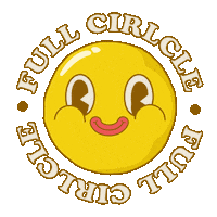 Happy Full Circle Sticker