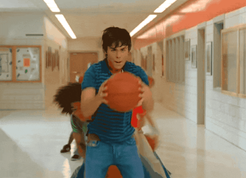 zac efron basketball GIF