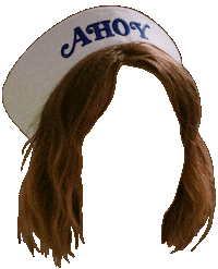 Robin Scoops Ahoy Sticker by Stranger Things