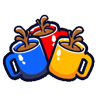 LosBroles brindis café cafecito sees Sticker