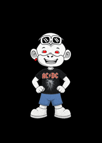 Rock 80S GIF by Zhot Shop